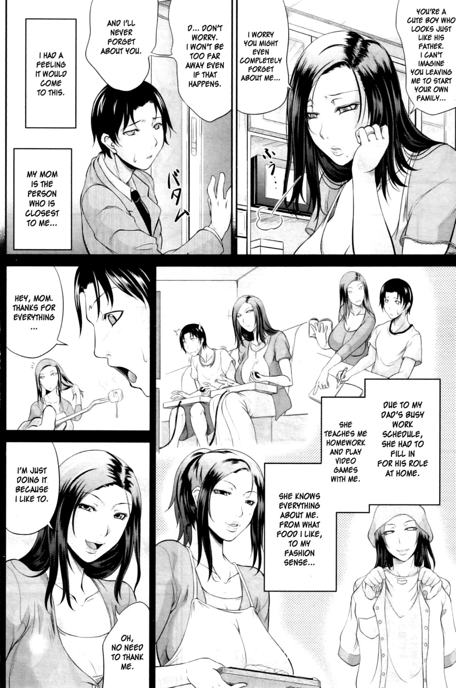 Hentai Manga Comic-Wagamama na Tarechichi-Chapter 3-Mommy's Sex Education-4